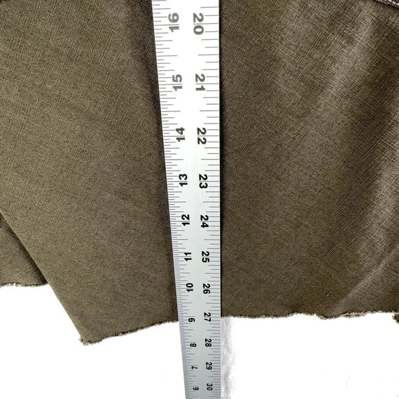 Neesh by Dar Anthropologie Skirt Womens S Green Floral Applique Beads Bohemian - Picture 6 of 7